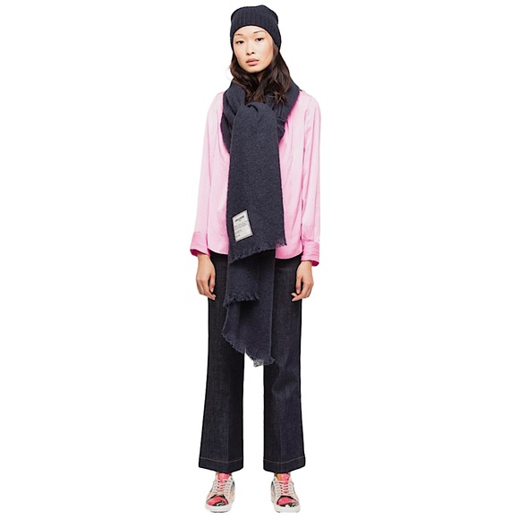 Zadig & Voltaire Orely Scarf, Navy - Picture 1 of 15